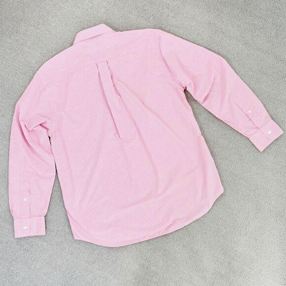 Vineyard Vines Performance Classic Fit Murray Shirt Gingham Check Pink White - Picture 7 of 11
